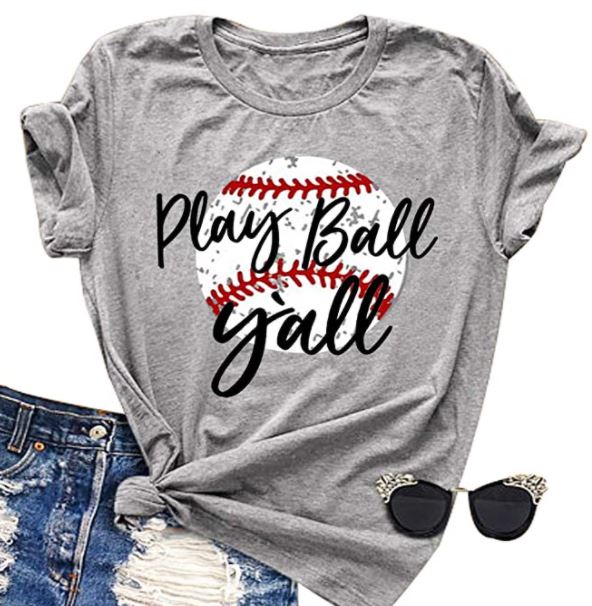 Play Ball Y'all Baseball Shirt for Moms