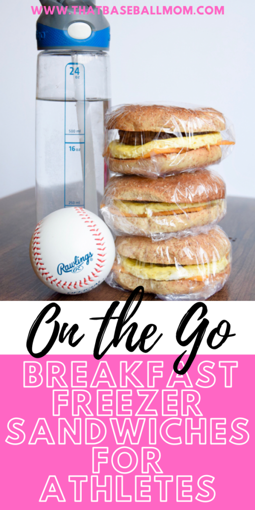 On the Go Breakfast Freezer Sandwiches for Athletes