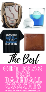 Baseball Coach Gift Ideas - That Baseball Mom