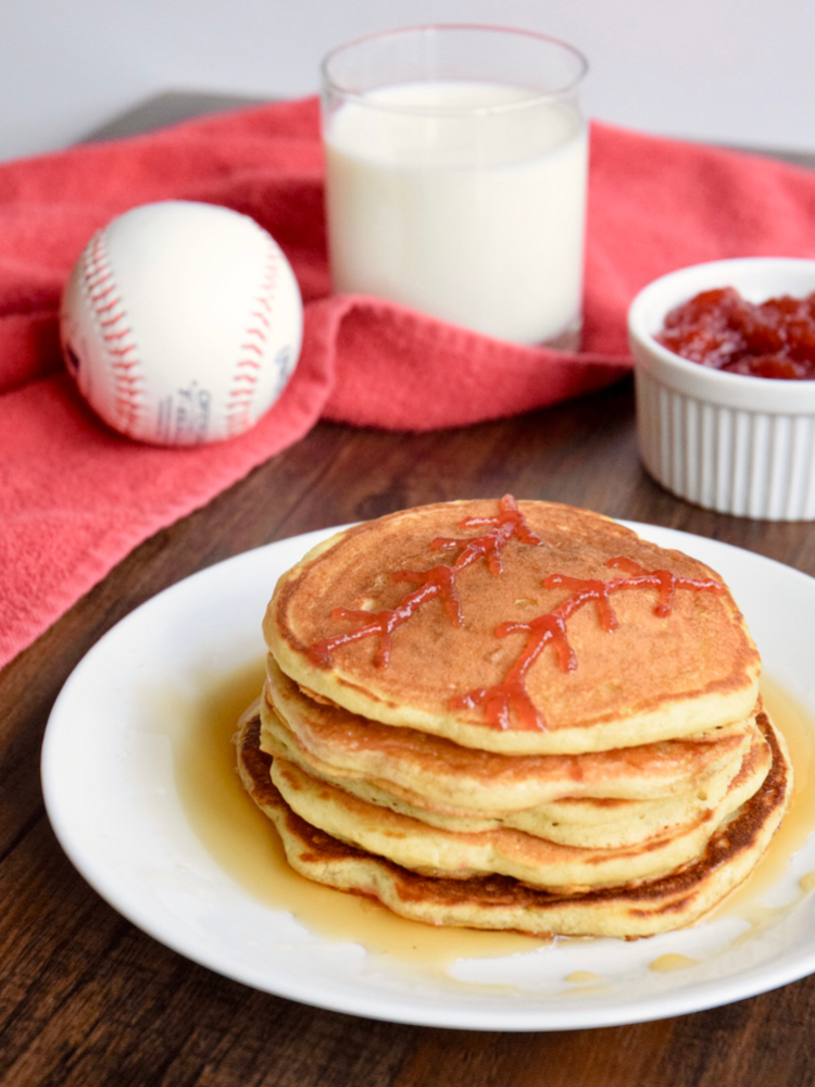 baseball pancakes